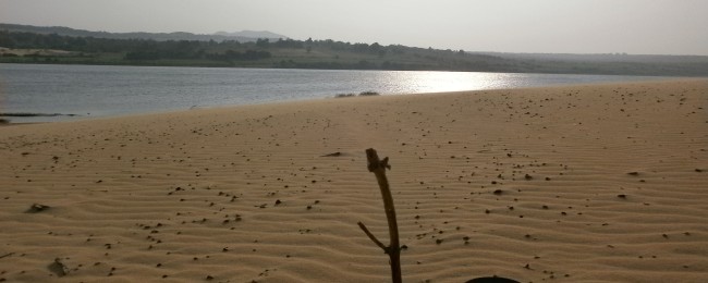 View of sand dune in mui ne, Vietnam